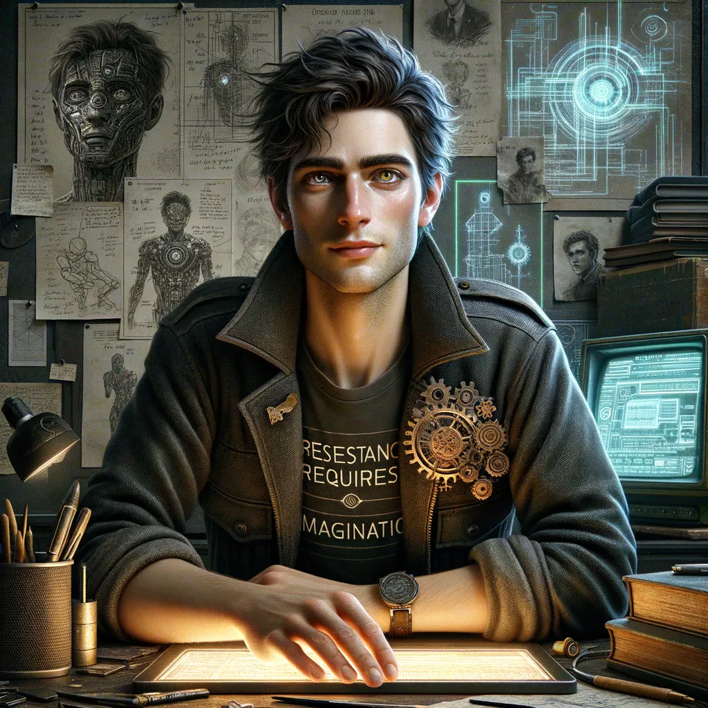 Claire Battles Injustice in a Futuristic Industrial City - Author