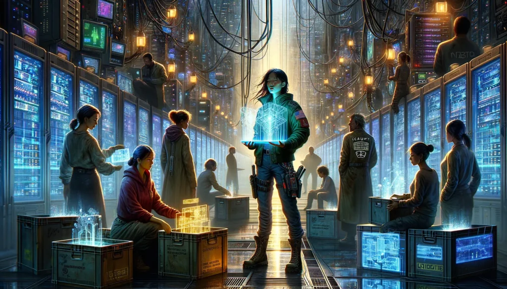 Claire Battles Injustice in a Futuristic Industrial City - Chapter 7