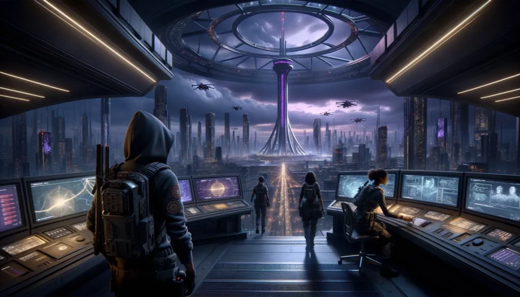Claire Battles Injustice in a Futuristic Industrial City - Chapter 9