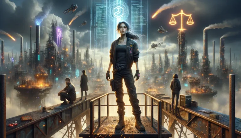 Claire Battles Injustice in a Futuristic Industrial City - Feature Image